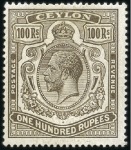 Stamp of Ceylon 1857-1967, Chiefly used collection on pages showin