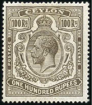 Stamp of Ceylon 1857-1967, Chiefly used collection on pages showin