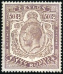 Stamp of Ceylon 1857-1967, Chiefly used collection on pages showin
