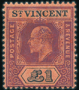 Stamp of St. Vincent 1861-1981, Neatly chiefly used collection in one a
