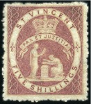 Stamp of St. Vincent 1861-1981, Neatly chiefly used collection in one a