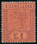 Stamp of Sierra Leone 1859-1963, Mint & used collection on pages, better