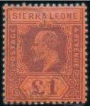 Stamp of Sierra Leone 1859-1963, Mint & used collection on pages, better