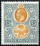Stamp of Sierra Leone 1859-1963, Mint & used collection on pages, better
