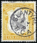 Stamp of Nyasaland 1891-1969, Chiefly used collection in one album, v