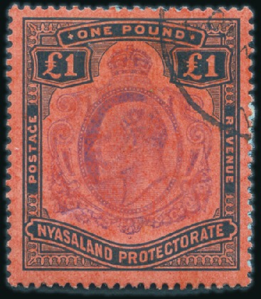 Stamp of Nyasaland 1891-1969, Chiefly used collection in one album, v