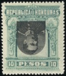 Stamp of Honduras 1891 President Luis 2p, 5p & 10p mint, each showin