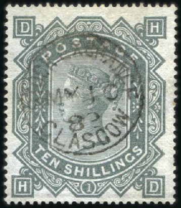 Stamp of Great Britain 1840-1966, Wonderful used collection in Marini alb