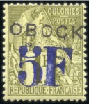 Stamp of Colonies françaises » Djibouti 1892-1973, Collection des Côtes de Somalis avec Ob