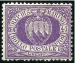 Stamp of Italy » San Marino 1871-1986, Attractive mint & used collection in tw