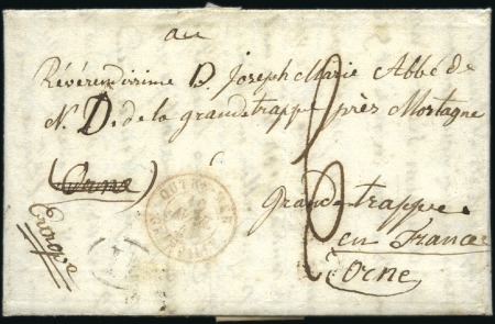 Stamp of Canada 1840 Missionary folded letter dated internally "Tr