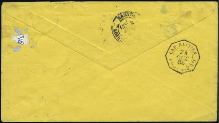 Stamp of France 1885 Cachet de ligne maritime du Ville de Bordeaux