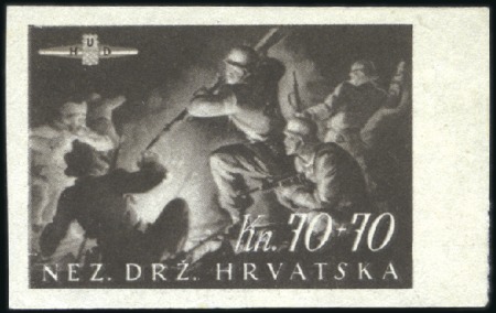 Stamp of Croatia 1941-45, Extensive mint and used collection in two