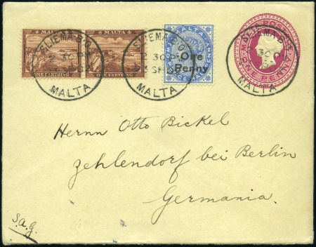 Stamp of Malta 1861-1950, Mint, used and postal history collectio