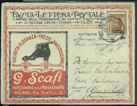 Stamp of Italy 1921-23, Exceptional assembly of over 130 BLP cove