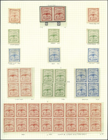 Stamp of Argentina 1859-60 Confederation Issue: Specialised selection