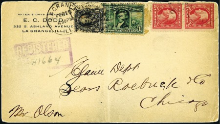 Stamp of United States 1917-19 5c Error Perf 11 (505), in vertical pair w