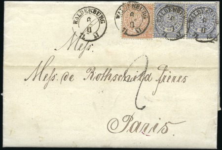 Stamp of France 1871 Lettre de la Confédération d'Allemagne du Nor