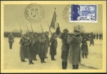 Stamp of France 1942 Quatre cartes postales de la Légion des Volon
