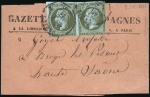 Stamp of France 1850-76, +80 lettres sélectionnées dont n°5 pour l