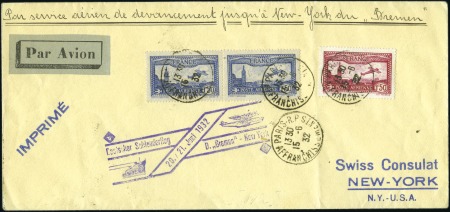 Stamp of France » Poste Aérienne 1932 (13 Juin) Enveloppe de Paris pour les États-U