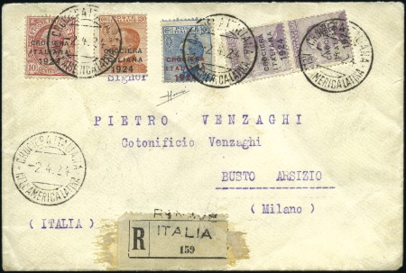 Stamp of Italy 1921-46, Lot of 51 covers and cards in one album s