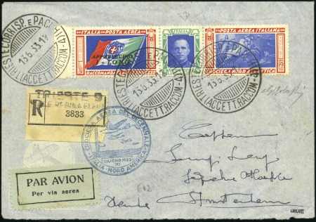 Stamp of Italy 1933 (13 June) Balbo North Atlantic flight registe