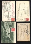 Stamp of Russia 1888-1982, Over 40 ppcs & maximum cards, noted Foo