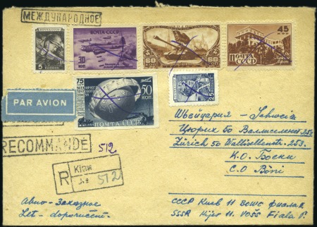 Stamp of Russia » Soviet Union 1930-68, Attractive group of +150 covers and postc