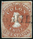 Stamp of Chile 1854-66 The Columbus Issues: Specialised collectio