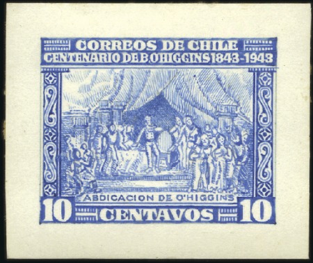 Stamp of Chile Bernardo O'Higgins was a Chilean independence lead