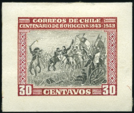 Stamp of Chile 1945 Centenary of the death of Bernardo O'Higgins: