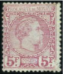 Stamp of Colonies françaises » Monaco 1885-1920, Exceptionelle collection principalement