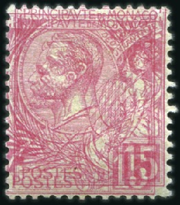 Stamp of Colonies françaises » Monaco 1885-1920, Exceptionelle collection principalement