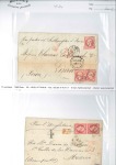 Stamp of France 1862 Sélection de 17 lettres choisies avec l'émiss