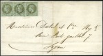 Stamp of France 1862-70 Sélection de 7 lettres choisies avec Empir