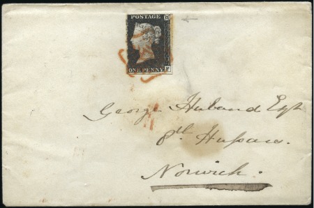 Stamp of Ireland 1840 1d BLACK
1840 (Jun 23) Envelope from Dubli