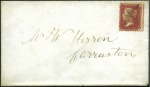 Stamp of Great Britain » 1854-70 Perforated Line Engraved Two envelopes from sent by local letter carrier in