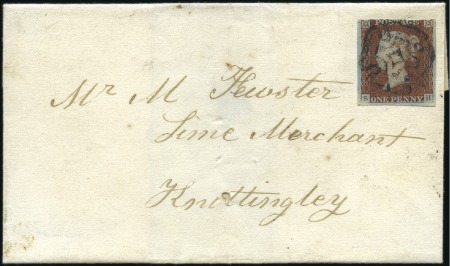 Stamp of Great Britain » 1841 1d Red 1842 (Aug) Wrapper with 1841 1d red (three margins