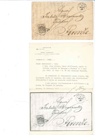 Stamp of Italy 1856-70, Group of 6 covers incl. scarce POSTAL FOR