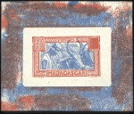 Stamp of Colonies françaises » Madagascar (Poste française) 1930-38, Groupe de 8 épreuves et 1 essai, tous san