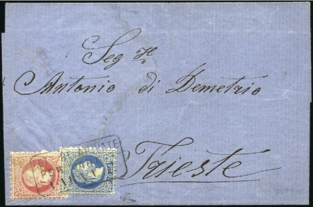 Stamp of Bulgaria » Austrian Levant Post Offices 1872 Cover from Constantinople to Trieste franked 