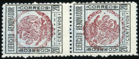 Stamp of Mexico 1929 Sinaloa Revolutionary Issues: 20c black, red