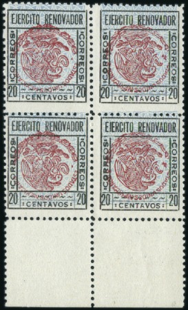 Stamp of Mexico 1929 Sinaloa Revolutionary Issues: 20c black, red