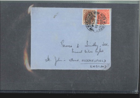 Stamp of India 1891-1949, 50+ covers selected for their cancel re