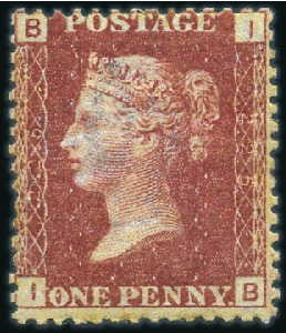 Stamp of Great Britain » 1854-70 Perforated Line Engraved 1858-79 Letters in All Four Corners - 1d Red

18