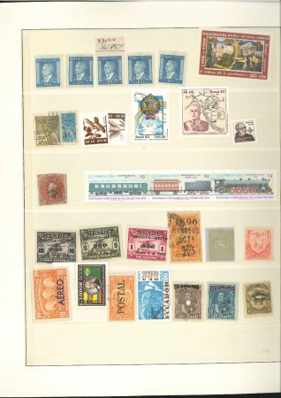 Stamp of Large Lots and Collections 1860-1965, Mixed mint & used lot of South America 