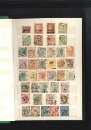 Stamp of British Empire General Collections and Lots 1863-1910, Mixed mint & used lot in one stockbook,
