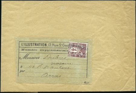 Stamp of France PREOBLITERES 1893 Sage 4c surcharge sur 4 lignes s