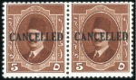 Stamp of Egypt 1923-24 King Fouad 1st Portrait Issue 5m with "CAN